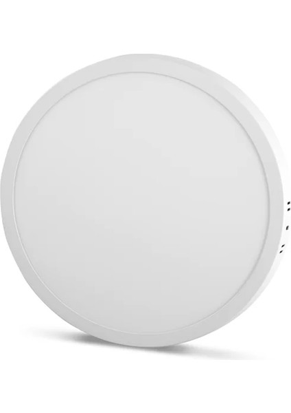 24W Yuvarlak Sıva Üstü LED Panel 6500K Beyaz