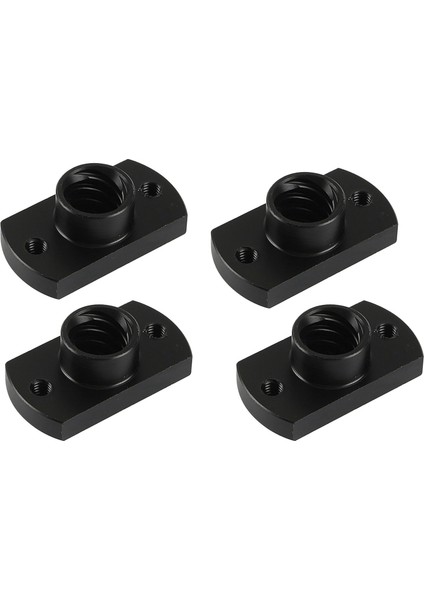 3D Yazıcı 4 Adet Z Ekseni Yamuk Motorlu Vidalı Somunlar T8 Somun Pom Somun Kurşun 8mm Pitch 2mm Creality CR10 CR-10S Ender-3 Kurşun Vida (Yurt Dışından)