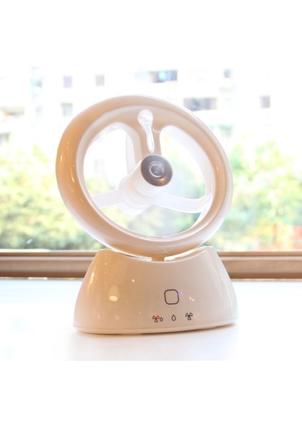 Şarj Edilebilir Masaüstü Mini USB Fan - Beyaz (Yurt Dışından) fiyatları
