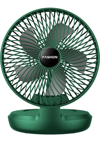 Taşınabilir Katlanır Masaüstü Küçük Fan - Yeşil (Yurt Dışından)