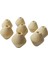 6 mm Delikli 20 Adet Boyasız Geometrik Bitmemiş Ahşap Top (Yurt Dışından) 5