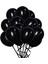 100 Adet Siyah Renk Balon-Dogum Günü5 Metre Balon Zıncırı Hediyeli-5 Metre Balon Zıncırı Hediyeli 1