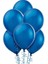 50 Adet Metalik Sedefli Koyu Mavi Lacivert Balon, Helyumla Uçan-Dogum Günü-Parti-Kaliteli Balon 1