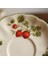 Fransız Retro Çilek Büyük Ağız Kahve Fincanı ve Tabağı Set Seramik Fincan Avrupa Tarzı Krem (Yurt Dışından) 4