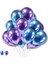 50 Adet Mavi - Mor Krom Balon (Aynalı Balon) 1 Kalite Krom Balon Aynalı Balon Helyum Uyumlu 1