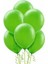 20 Adet Metalik Sedefli Açık Yeşil Balon, Helyumla Uçan-Dogum Günü-Parti-Kaliteli Balon 1