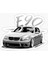 E90 E92 Araba Cam Sticker Yapıştırma 16CM 2 Adet 1