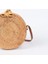 Yuvarlak Saman Torbaları Kadın Yaz Rattan Çantası El Yapımı Dokuma Plaj Çapraz Vücut Çantası Çember Bohemia Çanta Bali | Rattan Çanta | Saman Çanta Crossbody Çanta (Yurt Dışından) 3