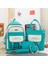 5 Parça Büyük Kapasiteli Sevimli Sırt Çantası Set - Yeşil (Yurt Dışından) 1
