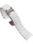 Üstün Silikon Kauçuk Sarılmış Katı Çelik Watch Band Siyah Kahverengi Mavi Beyaz Pürüzsüz Kayış Bilezik | Bantları Izle (Yurt Dışından) 1