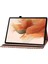 Samsung Galaxy Tab S8 / Tab S7 Için Renk Dokuma Doku Tutacağı ile Çevirme Deri Tablet Kılıf (Yurt Dışından) 3