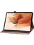 Samsung Galaxy Tab S8 / Tab S7 Için Renk Dokuma Doku Tutacağı ile Çevirme Deri Tablet Kılıf (Yurt Dışından) 3