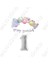 Happy Bırthday Yazılı Kaligrafi Banner Makaron Balon Seti 1 Yaş Gümüş Set Doğum Günü 1