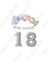 Happy Bırthday Yazılı Kaligrafi Banner Makaron Balon Seti 18 Yaş Gümüş Set Doğum Günü 1