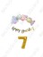 Happy Bırthday Yazılı Kaligrafi Banner Makaron Balon Seti 7 Yaş Gold Set Doğum Günü 1