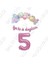 Iyiki Doğdun Yazılı Kaligrafi Banner Makaron Balon Seti 5 Yaş Pembe Set Doğum Günü 1