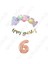 Happy Bırthday Gold Yazılı Kaligrafi Banner Makaron Balon Seti 6 Yaş Rose Gold Set Doğum Günü 1