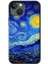 Apple iPhone 13 Kılıf Hd Desen Baskılı Arka Kapak - Starry Night 1