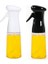 2 Adet Cam Sprey Yağdanlık Air Fryer Için Yardımcı Yağlık Mist Püskürtücü 2 Adet Siyah-Beyaz 1