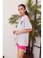 W Baskılı T-Shirt-Gri 2