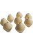 6 mm Delikli 20PCS Boyasız Doğal Geometrik Bitmemiş Ahşap Boncuklar Topu (Yurt Dışından) 4