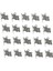 20PCS Tibet Gümüş Amerikan Bayrağı Mini Gevşek Boncuklar Kolye Vatansever Takılar (Yurt Dışından) 2