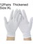12 Çift Saf Pamuklu Çalışma Eldivenleri, Kalınlaştırılmış: Boyut: XL (Yurt Dışından) 3