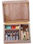1/12 Ölçekli Dollhouse Minyatür Zanaat Ahşap Suluboya Kutusu Seti (Yurt Dışından) 2