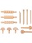Ahşap Hamur Araçları Set 12 Pcs Ahşap Kil Pul Sanat Kil Doğum Günü Hediyesi (Yurt Dışından) 1