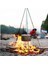 Açık Piknik Barbekü Pişirme Tripod Kamp Tripod Pot Askı ve Kanca ve Zincir (Yurt Dışından) 2