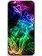 Oppo Rx 17 Neo Kılıf Hd Desen Baskılı Arka Kapak - Smoke Colorful 1