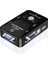 2 Port USB Kvm Switch 2 In 1 Out USB 2.0 Kvm Fare Klavye Switcher VGA Splitter 2