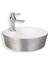 Tezgah Üstü Lavabo Silver&beyaz E-5002G 1