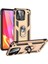 Xiaomi Redmi 10C Kapak Military Yüzüklü Stantlı Panzer Tank Kılıf - Gold 1