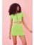 Dokulu Etek Takım-Neon Yeşil 3
