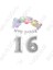 Happy Bırthday Yazılı Kaligrafi Banner Makaron Balon Seti 16 Yaş Gümüş Set Doğum Günü 1