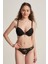 5040 Cybele Brodeli Silikonlu Taşlı Push Up Sütyen Takım 1