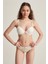 5040 Cybele Brodeli Silikonlu Taşlı Push Up Sütyen Takım 2