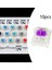 10 Adet Mekanik Klavye Anahtarı Rgb LED Smd Gaming Klavye Acemi Mor (Yurt Dışından) 5