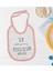 Kids Kişiye Özel Pembe Bebek Mama Önlüğü - Model 33 1
