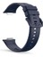 Casestreet Huawei Watch Fit 2 Kordon Mat Kançalı Silikon Krd 43 Lacivert 1