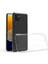 Casestreet Samsung Galaxy A03 Kılıf Süper Silikon Korumalı Şeffaf+Nano Glass 1