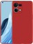Casestreet Oppo Reno 7 Kılıf Mat Lüx Kamera Korumalı Premier Mat Silikon+Nano Glass Kırmızı 1