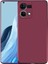 Casestreet Oppo Reno 7 Kılıf Mat Lüx Kamera Korumalı Premier Mat Silikon+Nano Glass Mürdüm 1