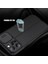 Casestreet Samsung Galaxy A53 5g Kılıf Kamera Sürgülü Deri Dokulu Mat Silikon+Nano Glass Koruyucu Kırmızı 3