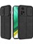 Xiaomi Redmi Note 11 Pro Kılıf Kamera Sürgülü Deri Dokulu Mat Silikon Siyah 1