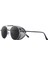 Yuvarlak Steampunk Güneş Gözlüğü UV400 Koruma Yan Kalkan Gözlükleri Unisex Gri Lens Gri Çerçeve (Yurt Dışından) 3