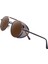 Yuvarlak Steampunk Güneş Gözlüğü UV400 Koruma Yan Kalkan Gözlük Unisex Koyu Kahverengi Lens (Yurt Dışından) 5