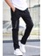 Siyah Kargo Cep Jogger Pantolon 5791 1