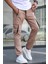 Bej Kargo Cep Jogger Pantolon 5791 1